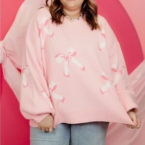 NIP Balloons sleeve bow sweater
